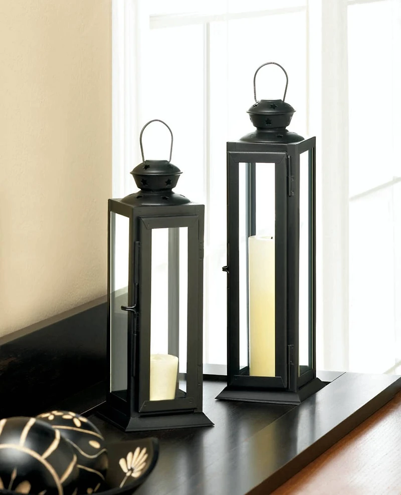 12" Tall Sleek & Lean Star Cutout Lantern
