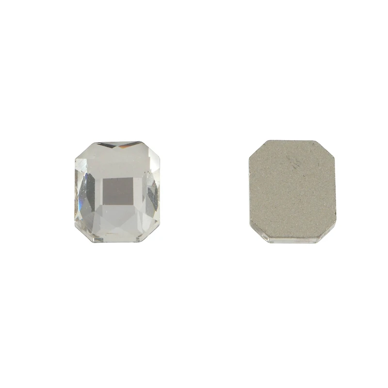 Clear Rectangle Flatback Glass Rhinestones, 288ct. by Bead Landing™