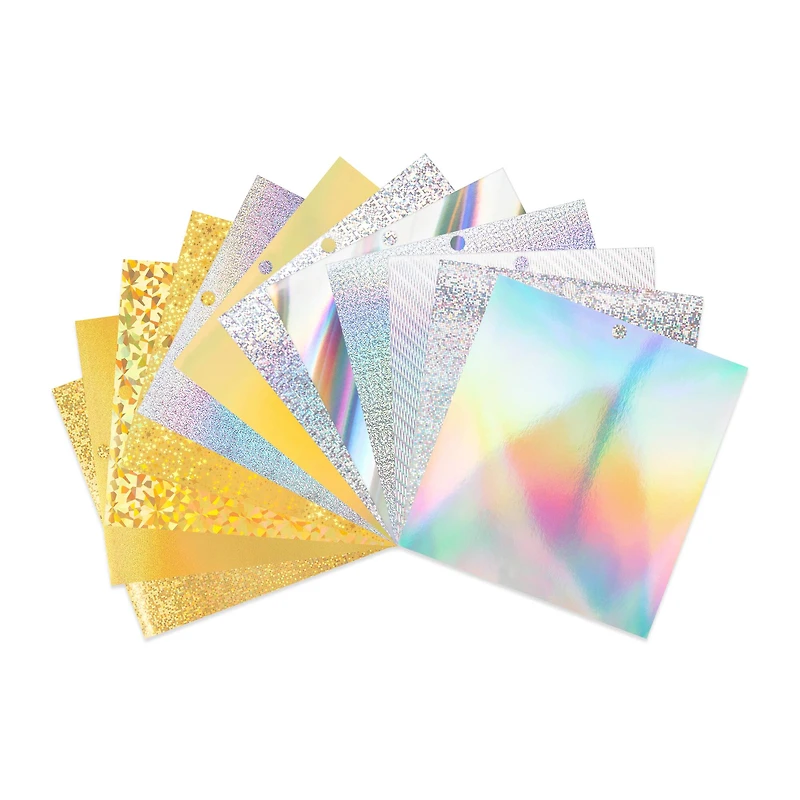 6" x 6" Holographic Prints Paper Pad by Recollections™, 24 Sheets