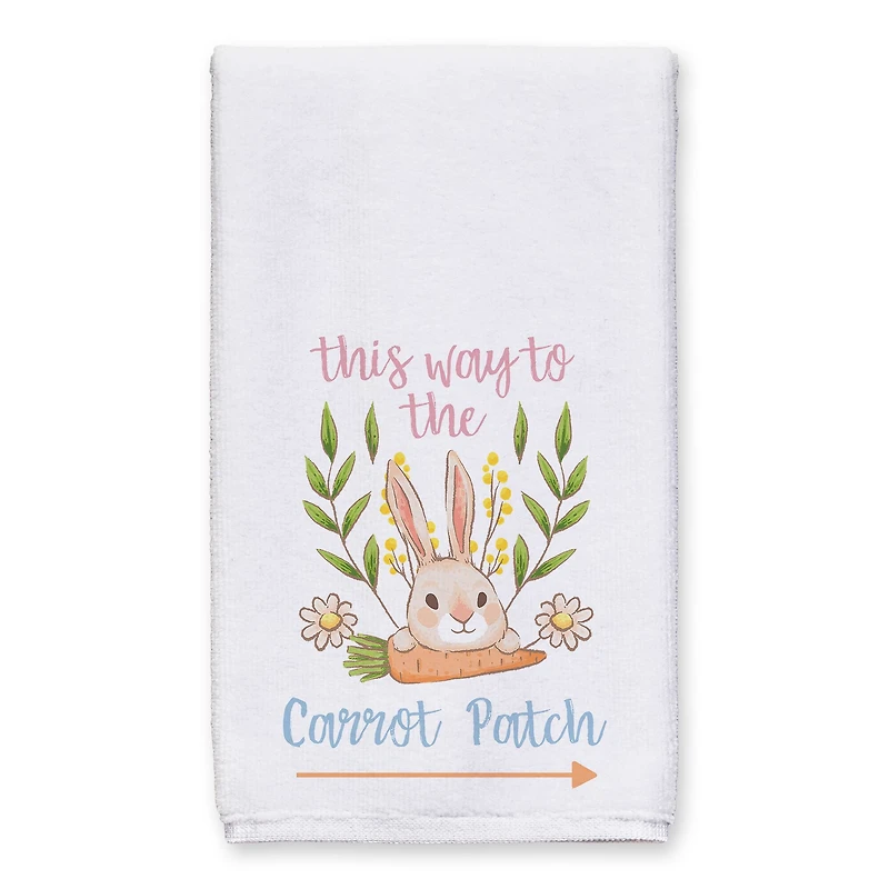 This Way To Carrot Patch 16" x 25" Tea Towel - Set of 2