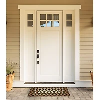 Two Tone Diamond Doormat