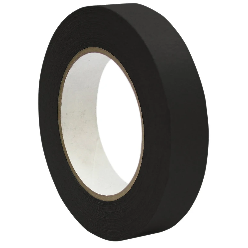 Premium Grade Black Masking Tape Roll, 6ct.
