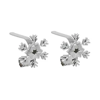 Haute Decor MantleClip™ Silver Snowflake Icon Stocking Holders, 2ct.