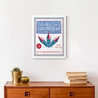Uncle Sam's Fireworks Canvas Wall Art