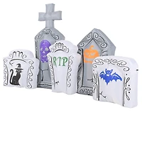 8ft. Occasions Inflatable Halloween Flashing Lights Tombstone Scene