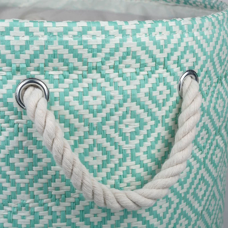 DII® Medium Round Geo Diamond Paper Bin