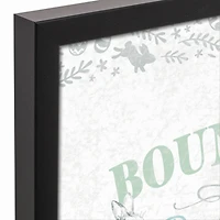 The Bouncy Bunny Bed & Breakfast Black Framed Canvas