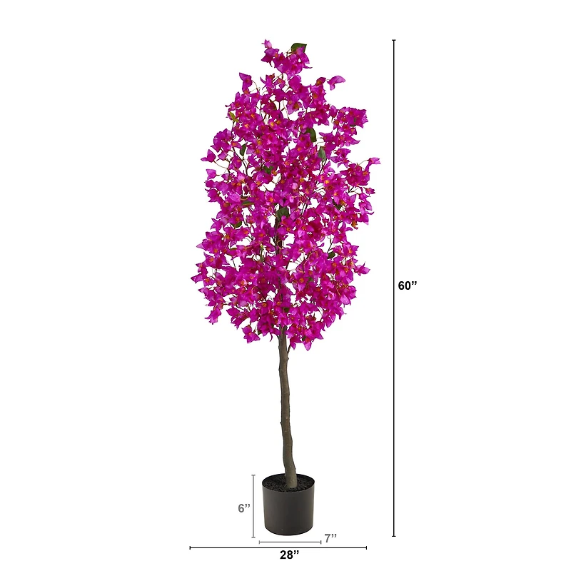 5ft. Bougainvillea Artificial Tree