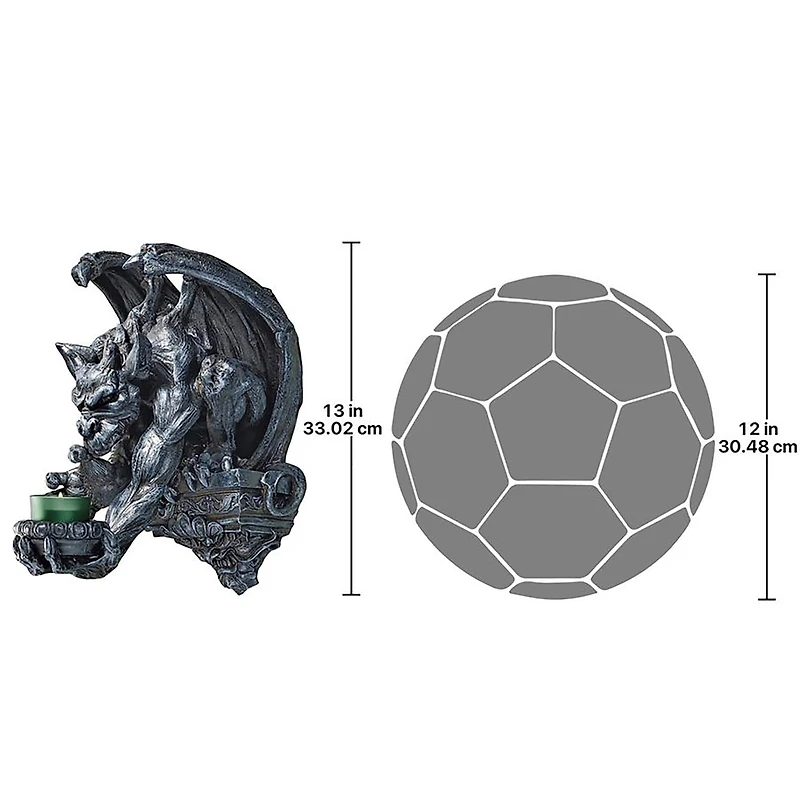 Design Toscano Whitechapel Manor Gargoyle Wall Sconce