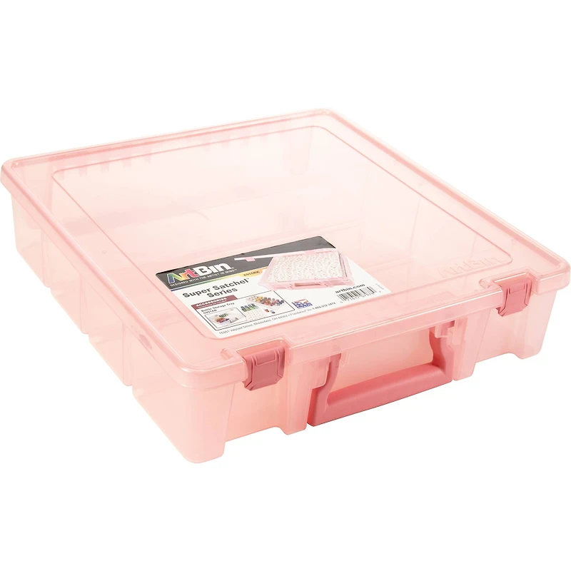 ArtBin® Super Satchel™ Blush Single Compartment Box