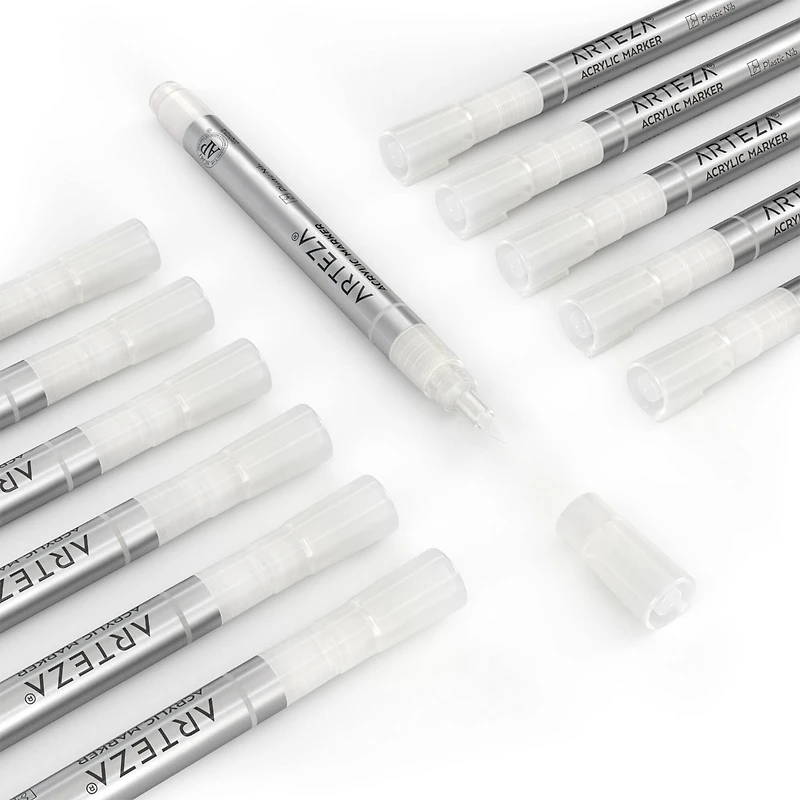 Arteza® White Acrylic Paint Markers