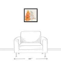 May Your Cider Stay Hot Canvas Wall Art with Black Frame
