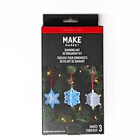 3D Snowflake Ornament Diamond Art Kit by Make Market®