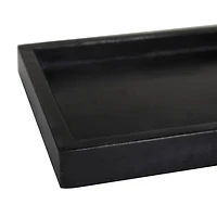 CosmoLiving by Cosmopolitan Black Marble Tray Set