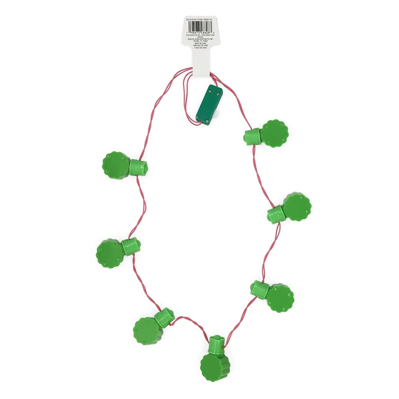 Christmas Wreath Light-Up Necklace by Creatology™