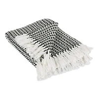DII® Black Arrowhead Woven Throw