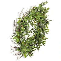 24" Green Olive Leaf Wreath