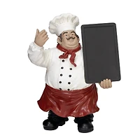 19" Chef with Chalkboard Sign