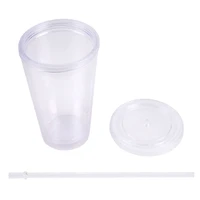 18oz. Plastic Tumbler with Straw by Celebrate It™