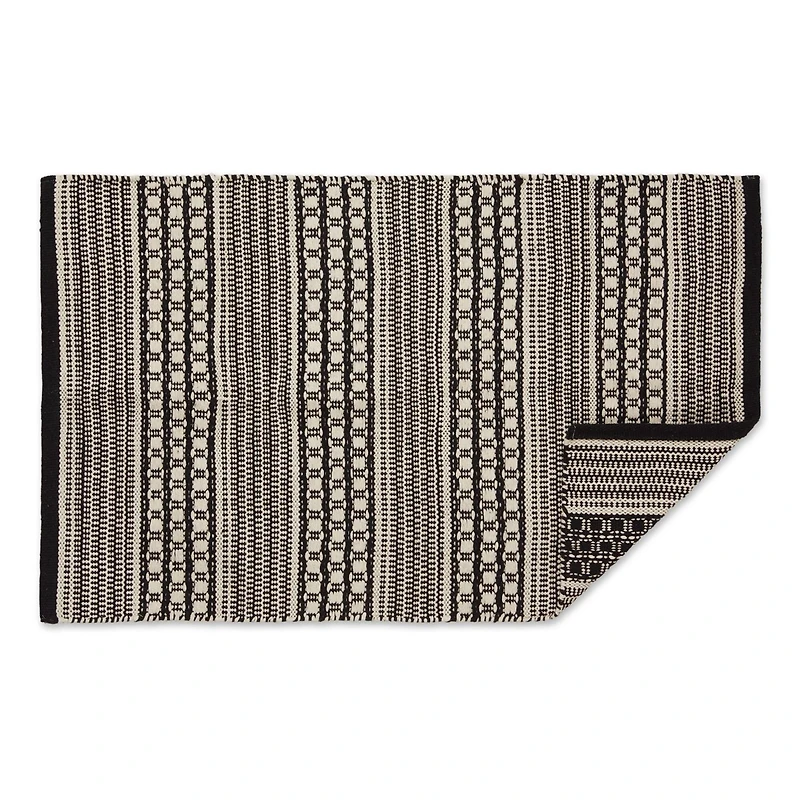 DII® Dobby Stripe Hand-Loomed Rug