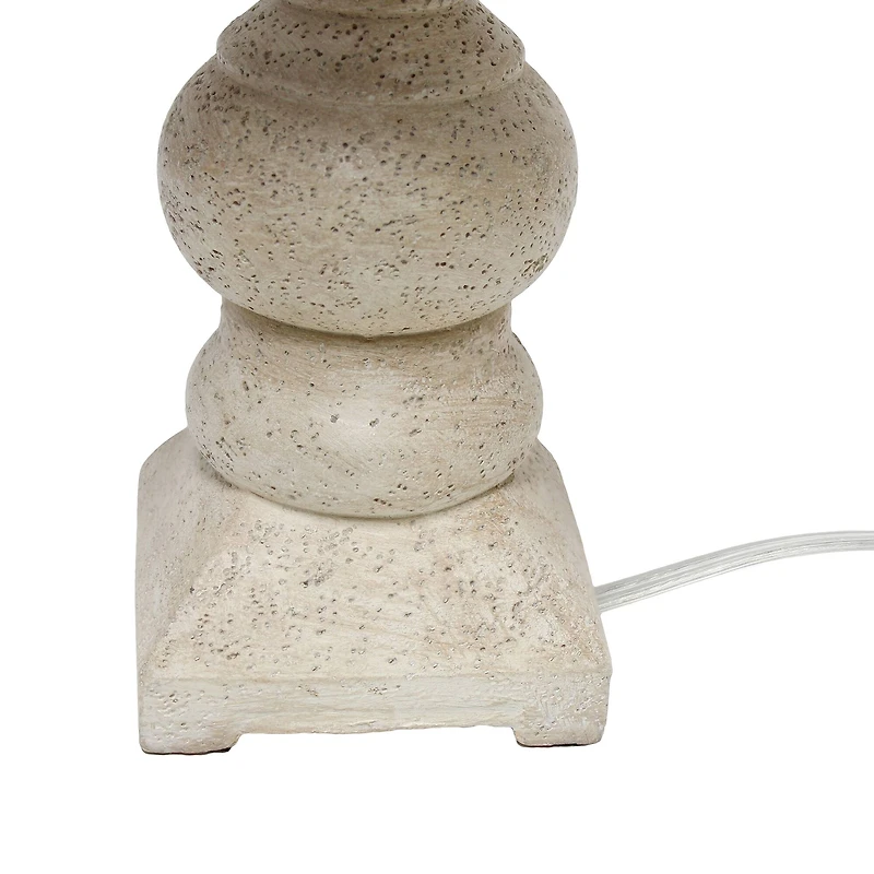 Lalia Home 12.5" Beige Mini Table Lamp
