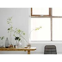 8" Stout Clear Glass Vase