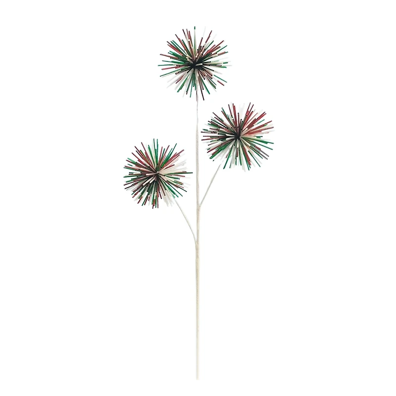 28" Red, White & Green Thistle Stem by Ashland®
