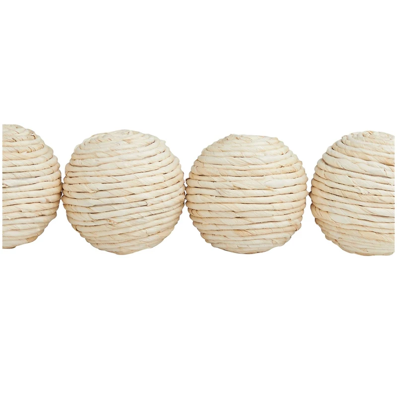 Beige Handmade Jute Orbs & Vase Filler Set