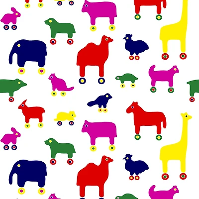 Brewster Marimekko Multicolor Rulla Peel & Stick Wallpaper