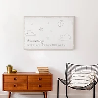 Dreaming with my Eyes Wide Open 20" x 30" Canvas Wall Art