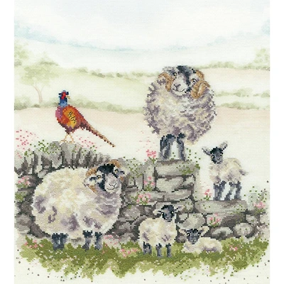 Bothy Threads Green Pastures Counted Cross Stitch Kit