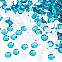John Bead 6mm Acrylic Round Flat Back Rhinestones, 1,000ct
