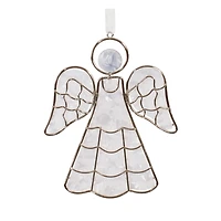 5" Metal Framed Angel Ornament Set