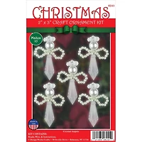 Design Works™ 10ct. Crystal Angels Beaded Ornament Kit
