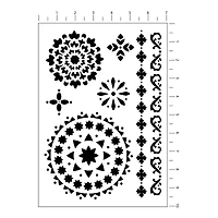 Medallion Plastic Stencils, 7" x 10" by Craft Smart®