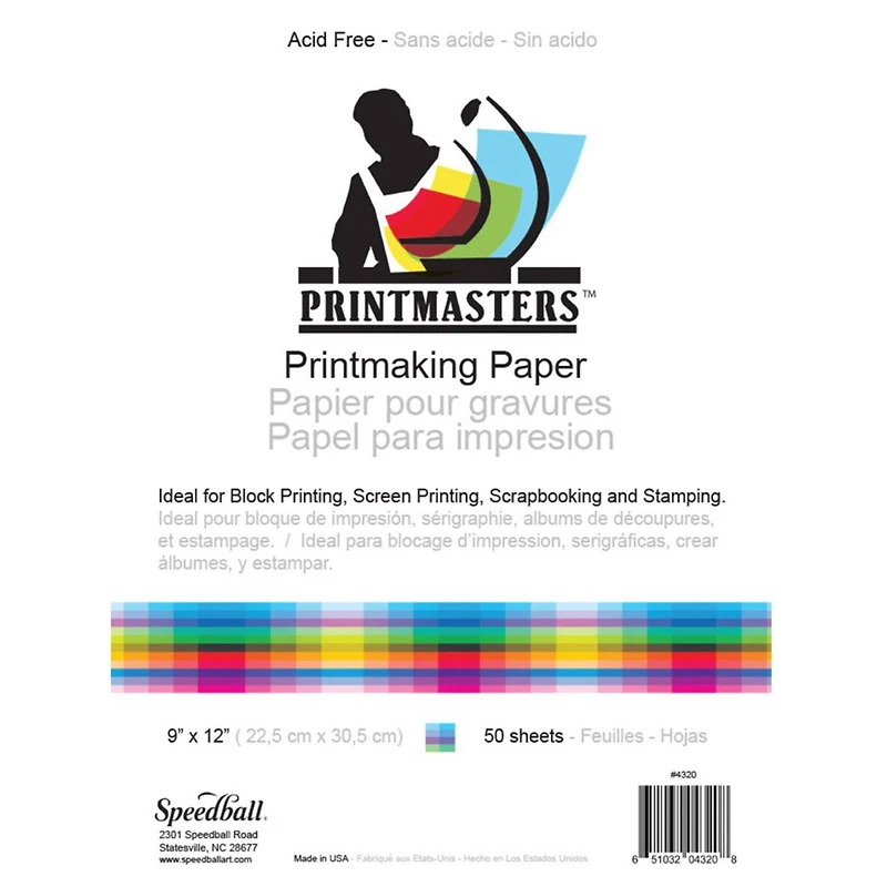 Printmasters™ Speedball® Printmaking Paper, 9" x 12"