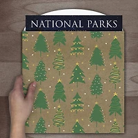 TF Publishing Green Trees Calendar Wrap, 12" x 12"