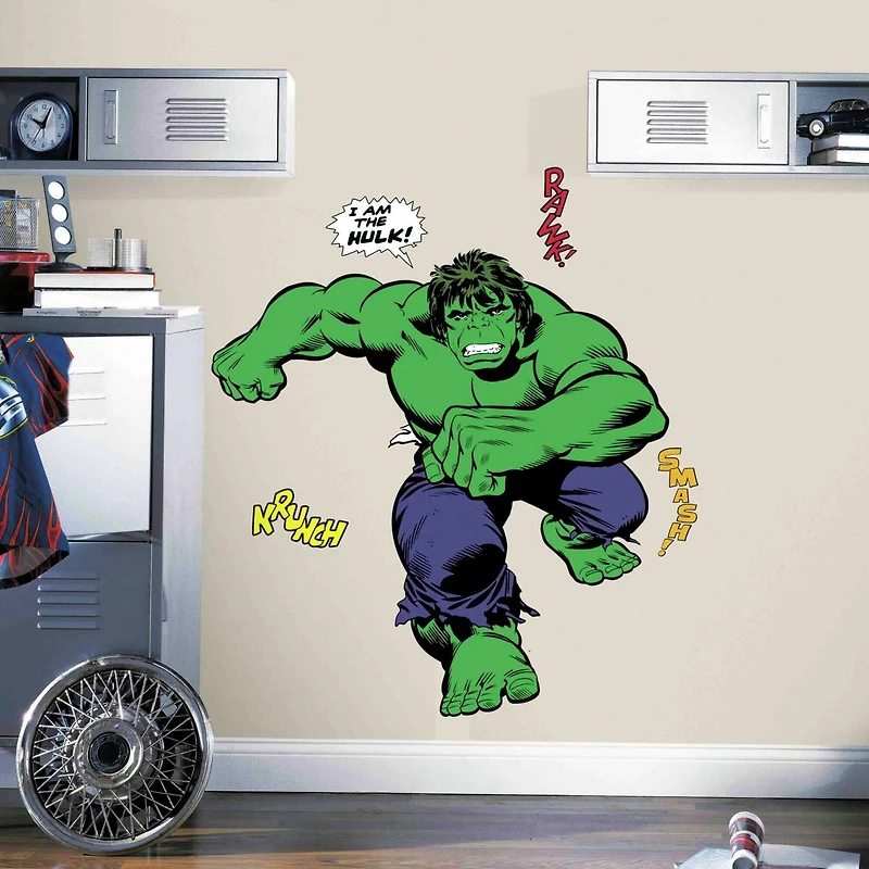 RoomMates Classic Hulk Comic Peel & Stick Giant Decals