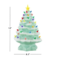 Mr Christmas. 14" Seafoam Nostalgic Tree