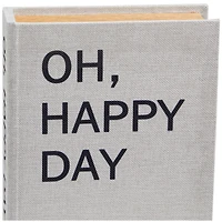 Light Gray Oh, Happy Day Linen Storage Book Box Set