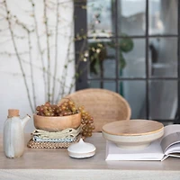 Hello Honey® 28" Mustard Yellow & Gray Cotton Kitchen Tea Towels Set