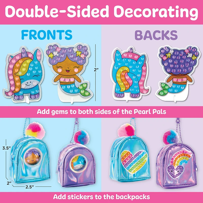 Creativity for Kids® Bubble Gems™ Backpack Keychains Kit