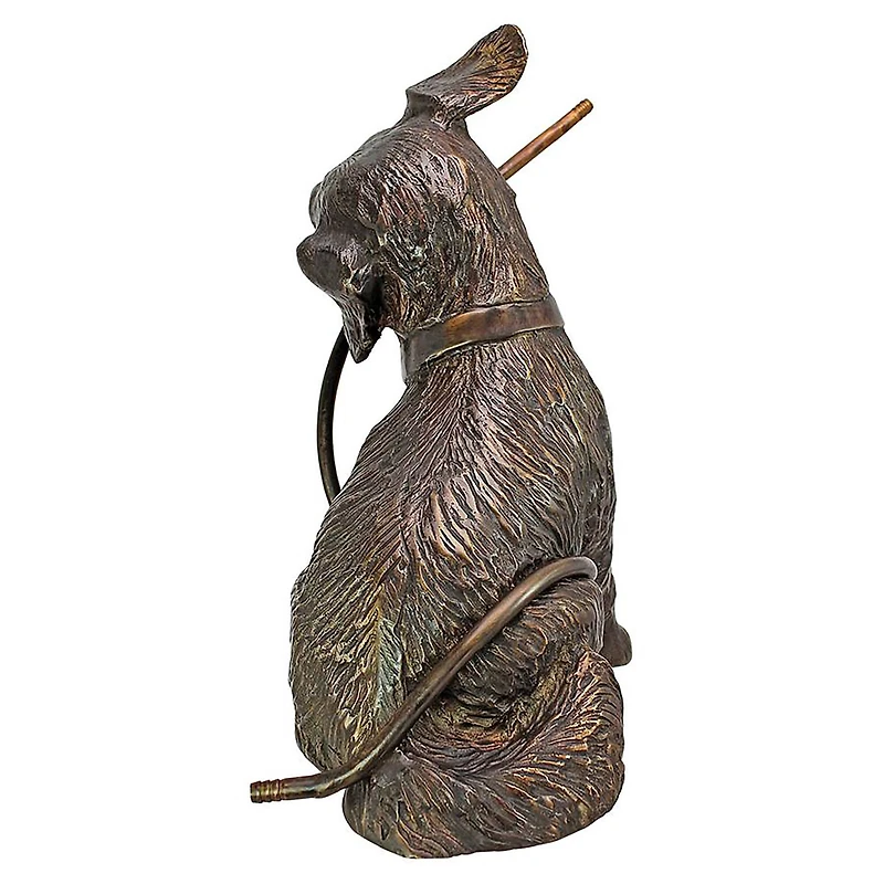 Design Toscano Bronze Raining Dogs Piped Garden Statue