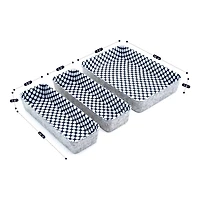 Welaxy Felt 3 Piece Polka Dot Drawer Organizer Set