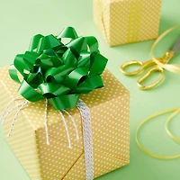 5.75" Kelly Green Lacquer Gift Bow by Celebrate It™
