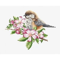Luca-s The Tit On The Branch Counted Cross Stitch Kit