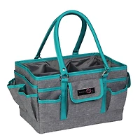 Everything Mary Heather Gray & Teal Deluxe Store and Tote