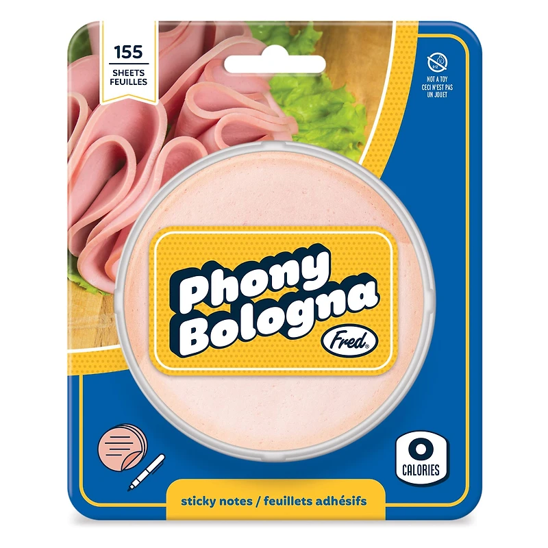 Fred® Phony Bologna Sticky Notes