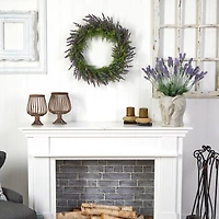 24" Lavender Wreath