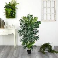 5ft. Potted UV Resistant Areca Palm Tree